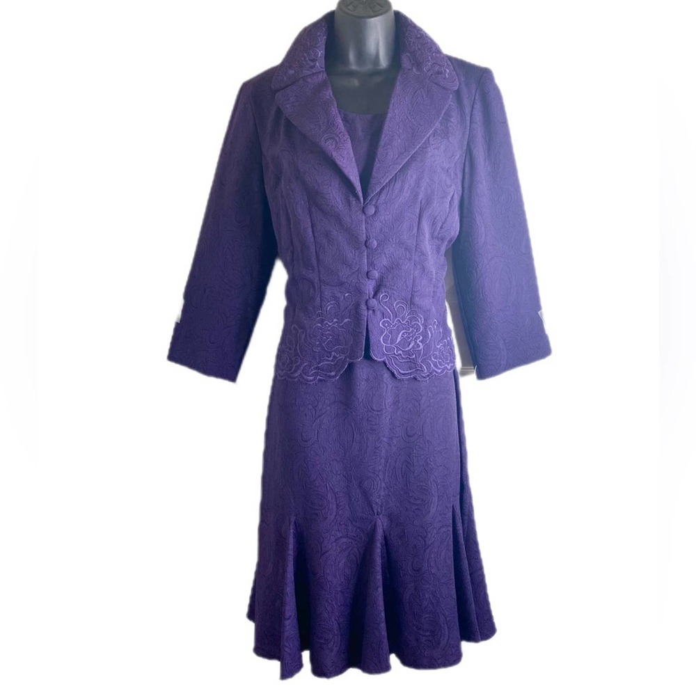 DANNY & NICOLE DRESS & BLAZER SUIT